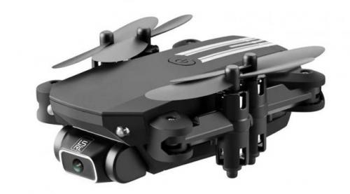 Mini Drone 4K 1080P HD Cámara WiFi Fpv presión de aire mantenimiento de altitud negro y gris plegabl