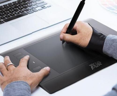 GAOMON 860T 8 pulgadas pluma Tablet arte Digital almohadilla USB dibujo gráfico tabletas con 6 tecl